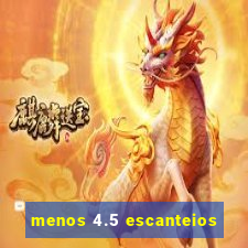 menos 4.5 escanteios