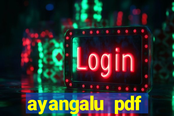 ayangalu pdf ayangalu orisha