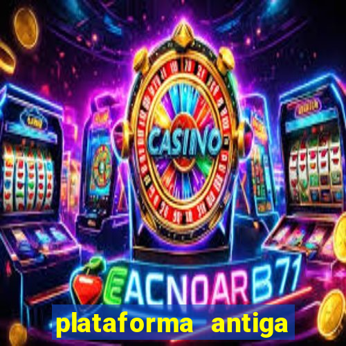 plataforma antiga de jogos