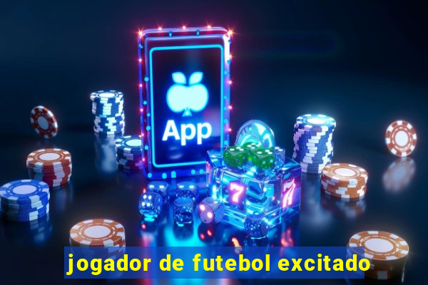 jogador de futebol excitado