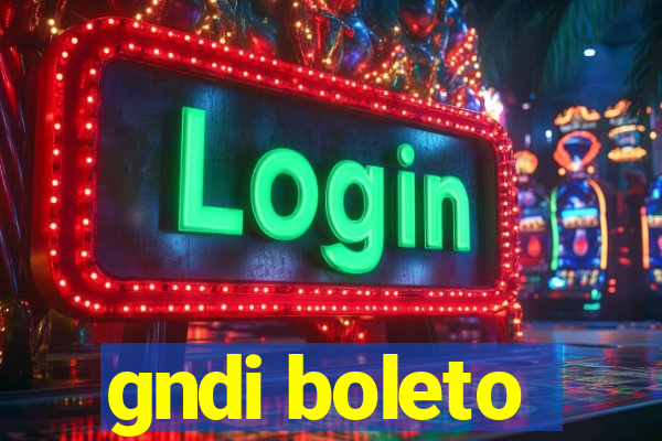 gndi boleto