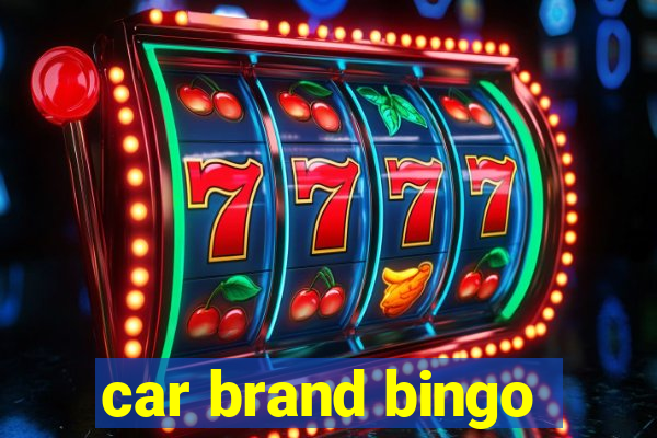 car brand bingo