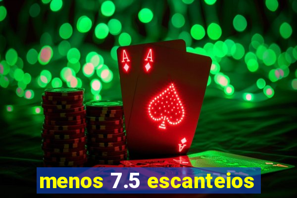 menos 7.5 escanteios