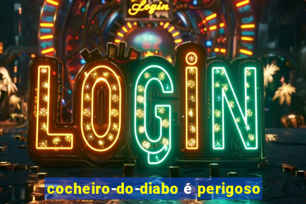 cocheiro-do-diabo é perigoso